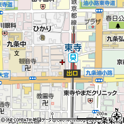 京都府京都市南区西九条川原城町92周辺の地図