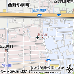 京都府京都市山科区西野大鳥井町11-40周辺の地図