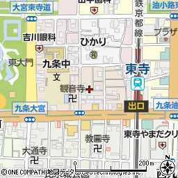 京都府京都市南区西九条川原城町32周辺の地図