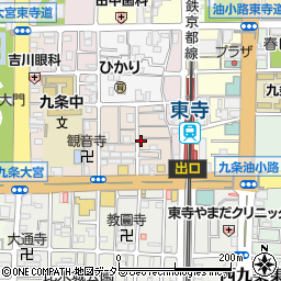 京都府京都市南区西九条川原城町86周辺の地図