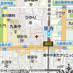 京都府京都市南区西九条川原城町87周辺の地図