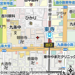 京都府京都市南区西九条川原城町88周辺の地図
