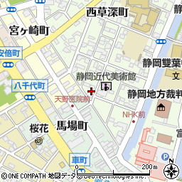静岡聖文舎周辺の地図