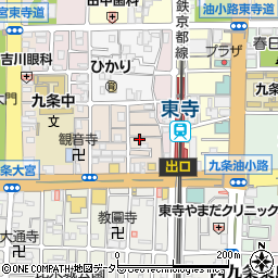 京都府京都市南区西九条川原城町89周辺の地図