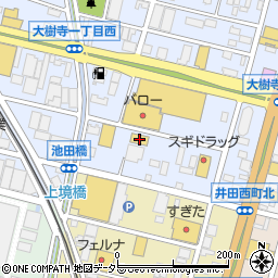 天狗堂岡崎大樹寺店周辺の地図