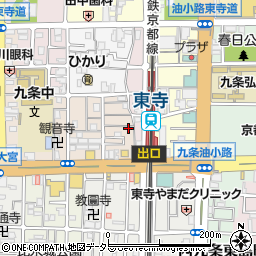 京都府京都市南区西九条川原城町93周辺の地図