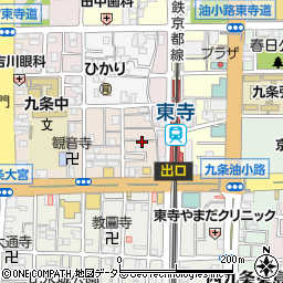 京都府京都市南区西九条川原城町90周辺の地図