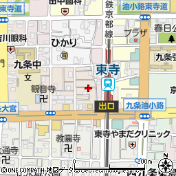 京都府京都市南区西九条川原城町91周辺の地図