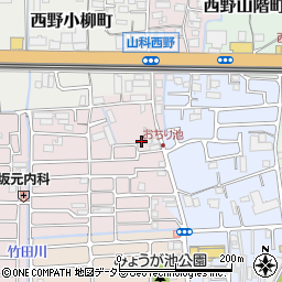 京都府京都市山科区西野大鳥井町11-39周辺の地図