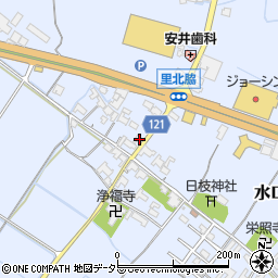 滋賀県甲賀市水口町北脇1354周辺の地図