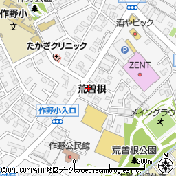 愛知県安城市住吉町荒曽根周辺の地図