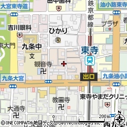 京都府京都市南区西九条川原城町30周辺の地図