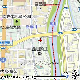 京都府京都市南区東九条河西町37周辺の地図