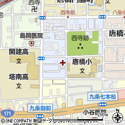 京都府京都市南区唐橋西寺町2周辺の地図