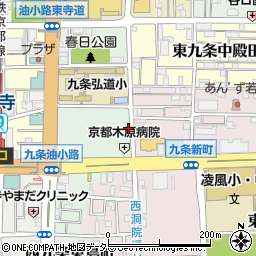 京都府京都市南区西九条春日町9周辺の地図