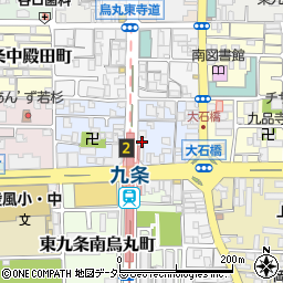 京都府京都市南区東九条烏丸町55周辺の地図