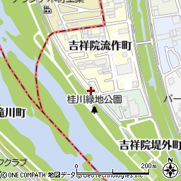 京都府京都市南区吉祥院流作町34周辺の地図