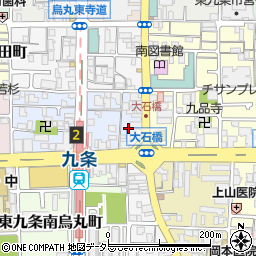 京都府京都市南区東九条烏丸町49周辺の地図