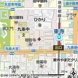 京都府京都市南区西九条川原城町51周辺の地図