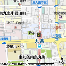 京都府京都市南区東九条烏丸町8周辺の地図