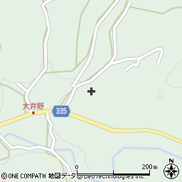 愛知県岡崎市大井野町カキダ周辺の地図