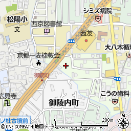 タイムズ西友桂店第１駐車場周辺の地図