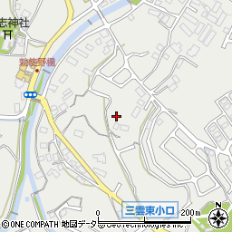 滋賀県湖南市三雲周辺の地図