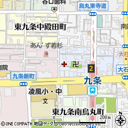 京都府京都市南区東九条烏丸町6周辺の地図