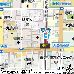 京都府京都市南区西九条川原城町82周辺の地図