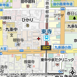 京都府京都市南区西九条川原城町81周辺の地図