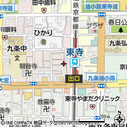 京都府京都市南区西九条川原城町80周辺の地図