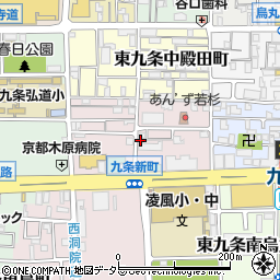 京都第一ホテル駐車場【バイク専用】周辺の地図