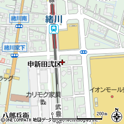 愛知県知多郡東浦町緒川旭7-8周辺の地図