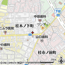ポプラ桂木ノ下町店周辺の地図