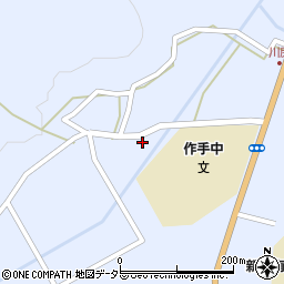愛知県新城市作手高里才カチ周辺の地図