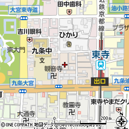 京都府京都市南区西九条川原城町48周辺の地図