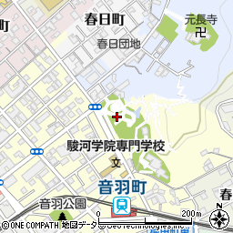 清水山公園周辺の地図