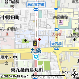 京都府京都市南区東九条烏丸町30周辺の地図
