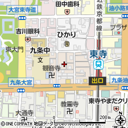 京都府京都市南区西九条川原城町47周辺の地図