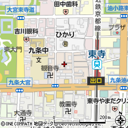 京都府京都市南区西九条川原城町46周辺の地図