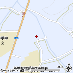 愛知県新城市作手高里周辺の地図
