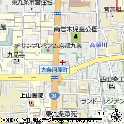 京都府京都市南区東九条河西町3周辺の地図