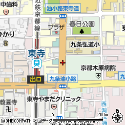 京都府京都市南区西九条春日町周辺の地図