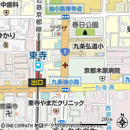 〒601-8413 京都府京都市南区西九条春日町の地図
