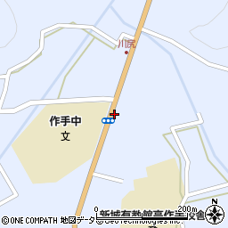 愛知県新城市作手高里ブック田周辺の地図