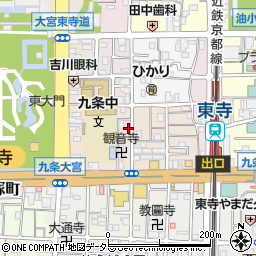 京都府京都市南区西九条川原城町26周辺の地図