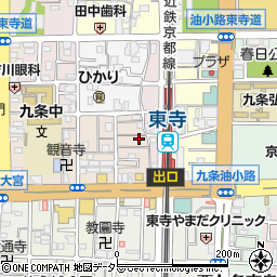 京都府京都市南区西九条川原城町77周辺の地図