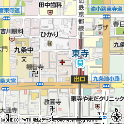 京都府京都市南区西九条川原城町73周辺の地図