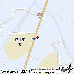 愛知県新城市作手高里ブック田34周辺の地図