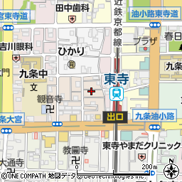 京都府京都市南区西九条川原城町74周辺の地図